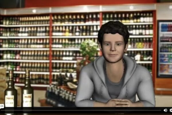 Screenshot of the video training