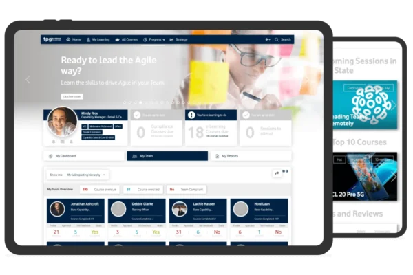 Screenshot of the Totara platform