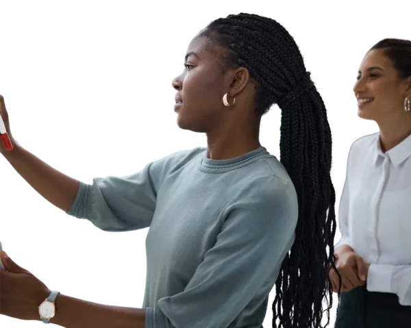 professionals talking